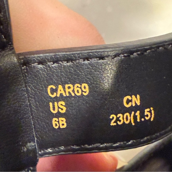 Coach Sculpted C Fisherman Sandals Black Leather Sz 6 NIB - Picture 8 of 12